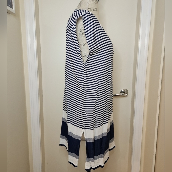 Stripe Beach Cover-Up Dress - Picture 3 of 10